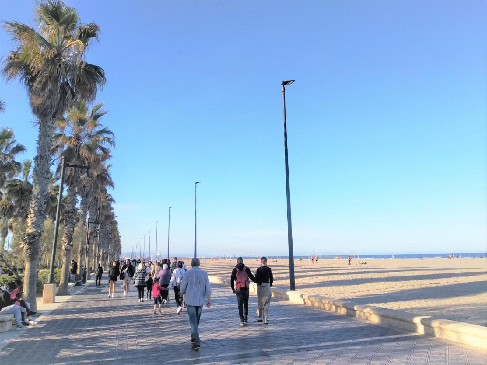 Apartamento Valencia Malvarrosa Εξωτερικό φωτογραφία